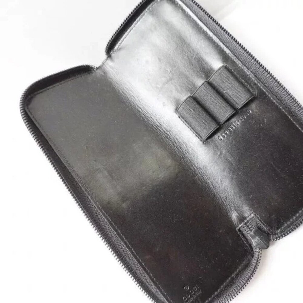 100% Authentic GUCCI GG - Black Jacquard Accessory Case - Picture 5 of 6